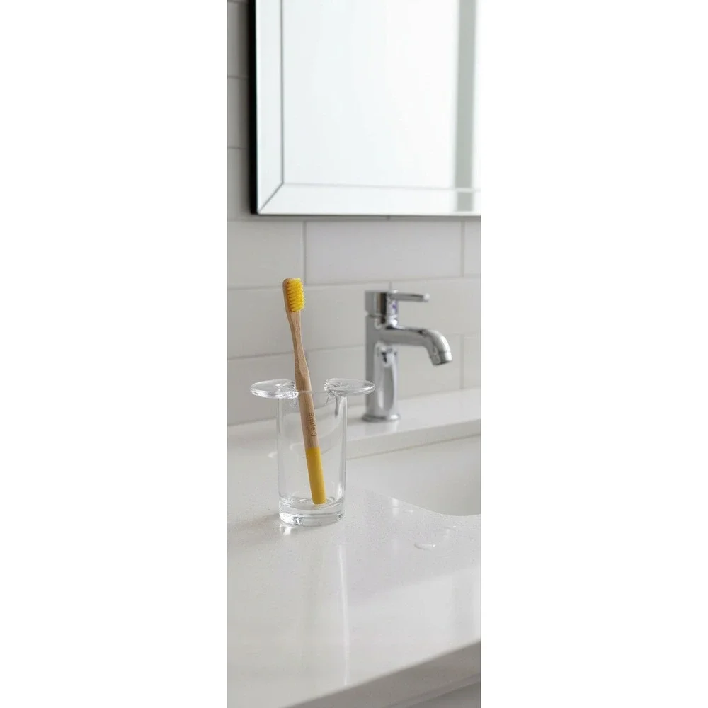 Bamboo Toothbrush Smile Eco Friendly Bamboo Toothbrush‎ 5 Count
